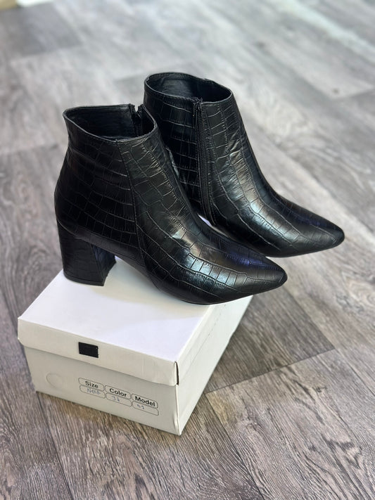 Bottines Femme Chic – Talon Bloc Confort, (Prix Abordable)