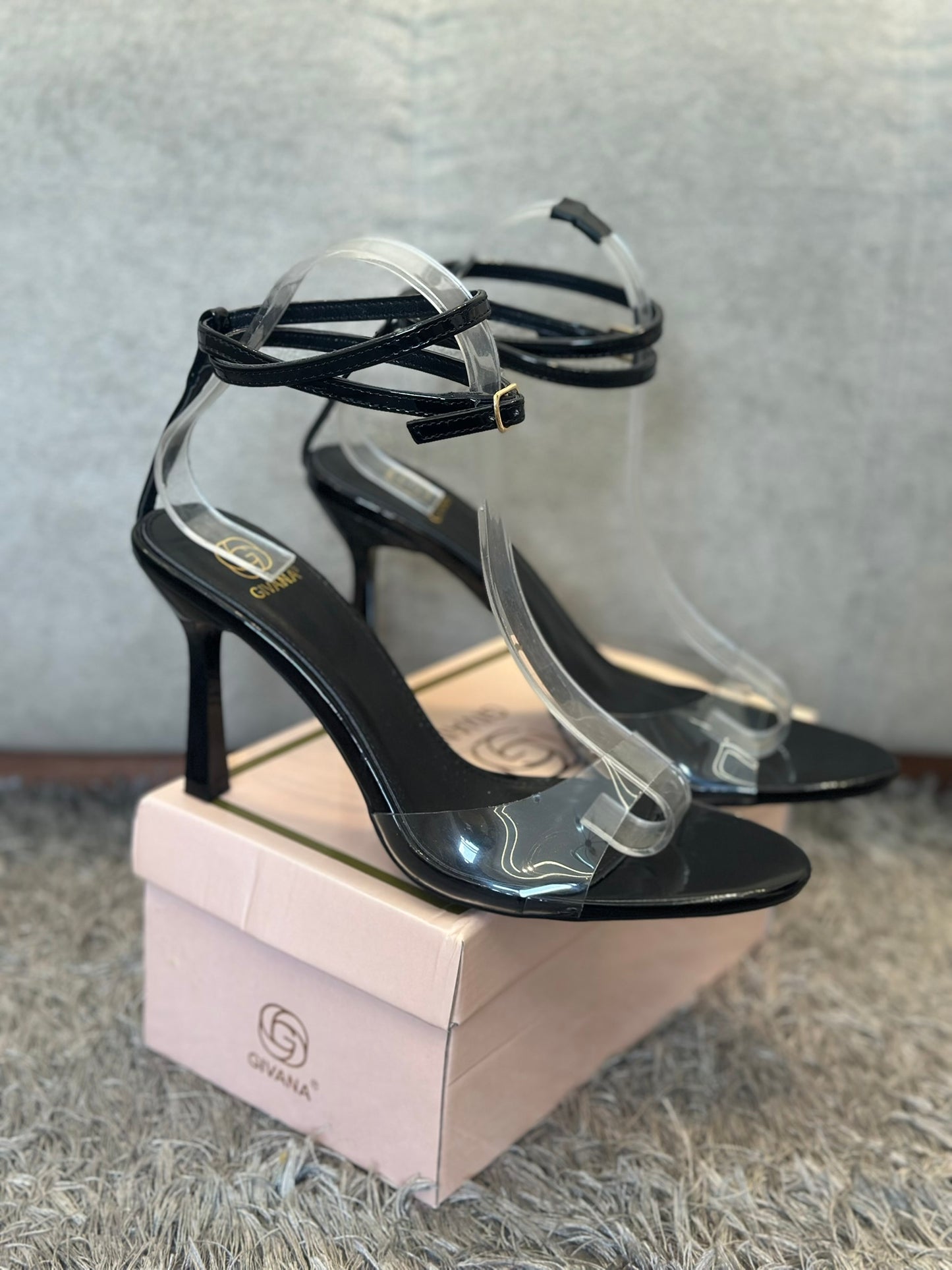 🖤 Sandales Élégantes à Talons – Noir ou Doré